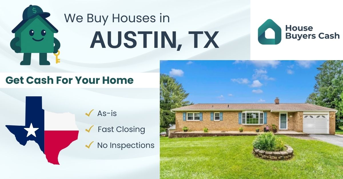 We buy houses in Austin, TX for over 90%+ Fair Market Value.