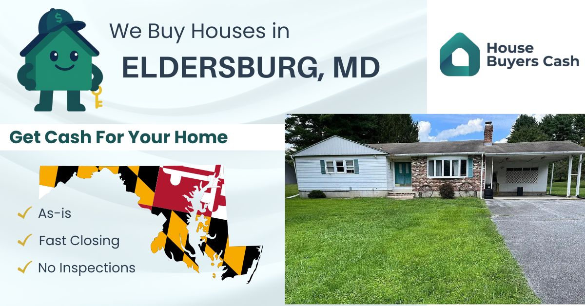 Sell your eldersburg house for cash.