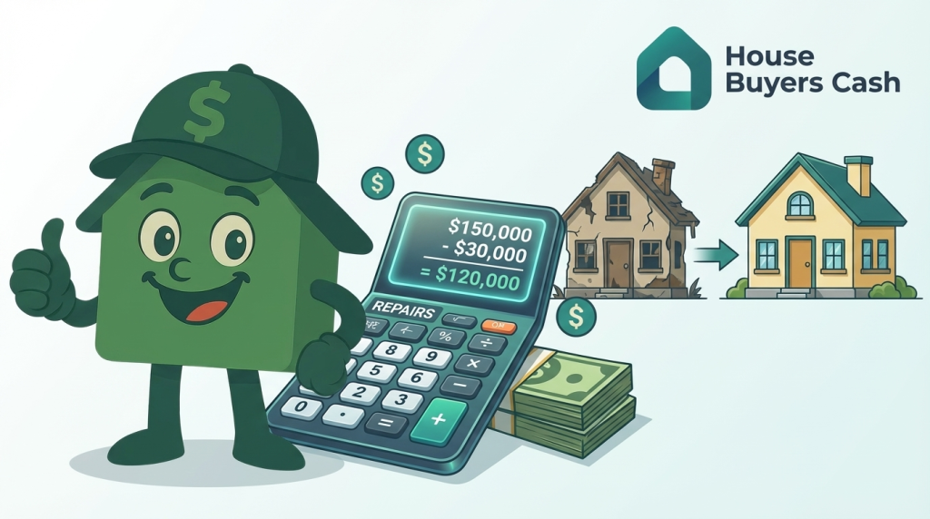 How much do you lose selling a house as-is real numbers House Buyers Cash
