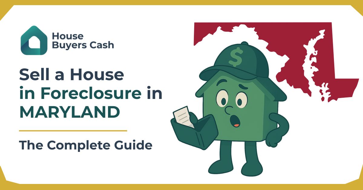 selling a house in foreclosure in Maryland.